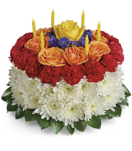 Your Wish Is Granted Birthday Cake Bouquet